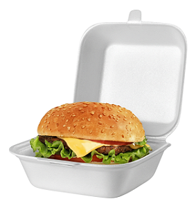 Bandeja para Hambúrguer EPS CH-003 - C/50un | Copobras