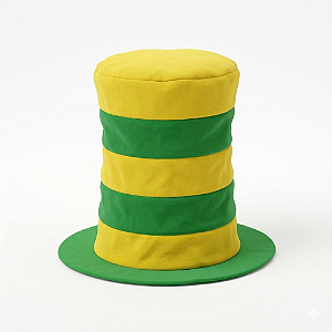 Cartola Listrada Verde e Amarelo Brasil Copa Do Mundo | Modamix