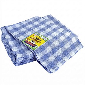 Saco Alvejado Xadrez 50x70 | Flabom