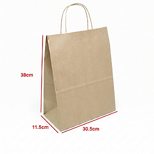 Sacola kraft 30,5x11,5x38 | LC Embalagens