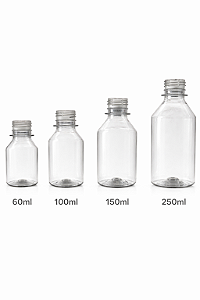 Frasco PET Red DM28 / 060ml, 100ml, 150ml e 250ml - 10un | Embatol