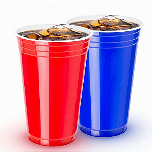 Copo Festa Estilo Americano 400ml - C/25 | Copobras