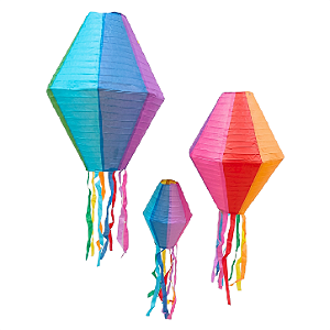 Enfeite Balão Junino Colorido 28cm | Modamix