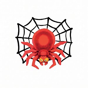 Enfeite em Papel Aranha Halloween 42cm | Partiufesta