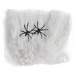 Teia de Aranha Branca 20g | Partiufesta