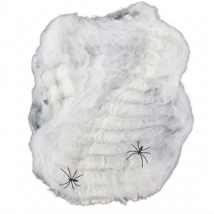Teia de Aranha Branca Spider Webs | Modamix