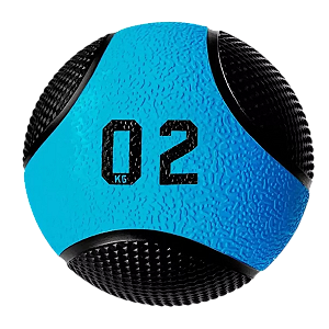 Bola Medicine Ball 2 Kg Peso - Live Up Cor Preto
