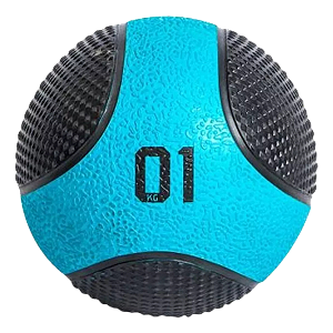 Bola Medicine Ball 1 Kg Peso - Live Up Cor Preto