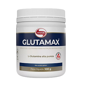 Glutamax Pó Sem Sabor Suplemento Vegano 300g Vitafor