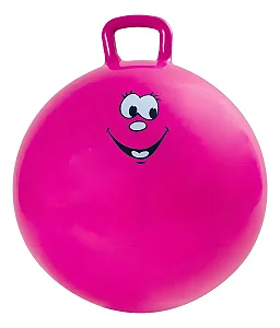 Bola De Saltar Brinquedo Pula Pula Upaupa Infantil Rosa 60cm