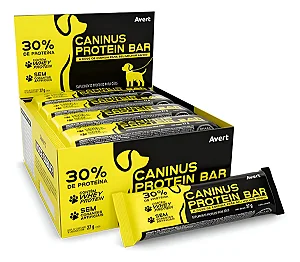Kit 16 Caninus Protein Bar Suplemento Proteico P/ Cães Avert