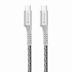 Cabo Kevlar BRAVA® 65W USB-C para USB-C – Máxima Resistência e Desempenho