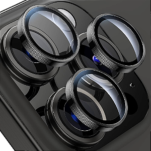 Lente de Câmera - Brava® - iPhone 16 Pro e Pro Max  – Cor Titânio Preto