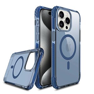 Capa EcoTech BRAVA® – iPhone 15 Pro Max (Azul)