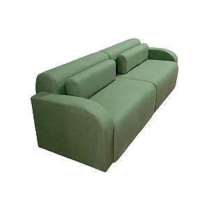 Sofá Barcelona fixo curvo
