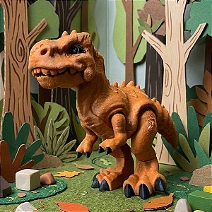 Dinossauro T-Rex Articulado 15cm - brinquedo - impresso em 3D