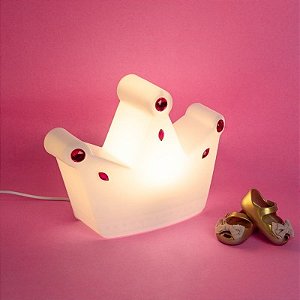 Luminaria Coroa Branco