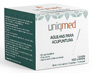 Agulha Para Acupuntura - Uniqmed Caixa Com 1.000