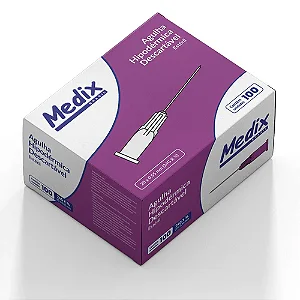 Agulha Hipodérmica Cx/100 - Medix