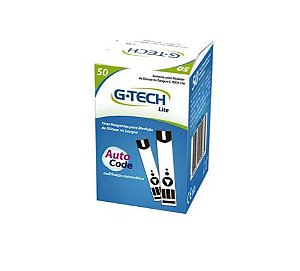 Tiras Reagentes Lite 50 Unidades - G-Tech