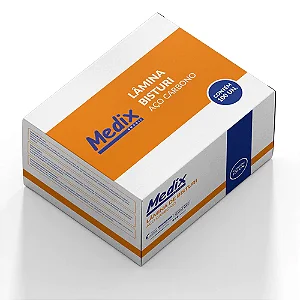 Lâmina De Bisturi De Aço Carbono - Caixa Com 100 Un - Medix