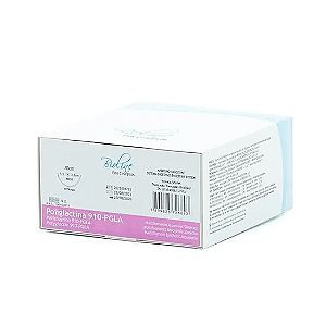 Fio Cirúrgico Poliglactina Trançado Violeta 2-0 AG 1/2 CIL 3,5cm - Cx 36 uni- BIOLINE FIOS