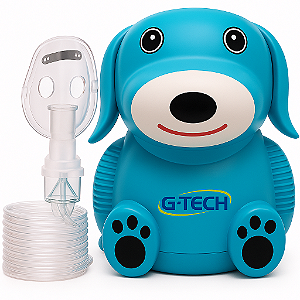 Inalador Nebulizador G-Tech / Modelo Dog Azul