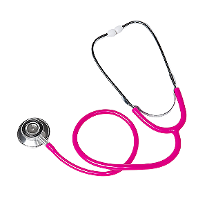 Estetoscópio HN Duplo – Cor Rosa - Solidor