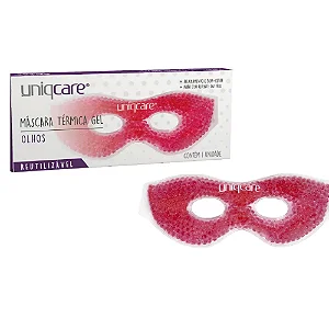 Máscara Térmica Gel Pink para Área dos Olhos - Uniqcare