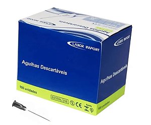 Agulha Hipodérmica (cx com 100 un) - Labor Import