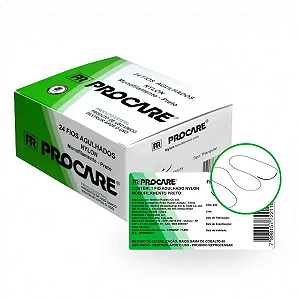 Fio De Sutura Nylon Com Agulha C/ 24Un - Procare