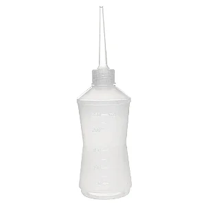 Almotolia Branca Transparente 250ml Bico Reto - Labor