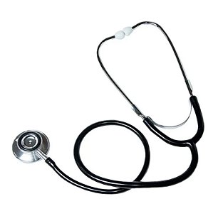 Estetoscópio Adulto Simples Preto – Solidor