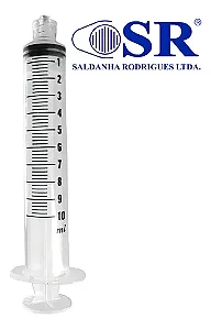 Seringa 10ml Bico Lock sem Agulha Venda Unitária - SR