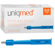 Punch Dermatológico Estéril 6mm – Uniqmed