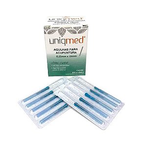 Agulha Para Acupuntura - 10 Blisters com 10 un (100 agulhas) -  Uniqmed