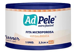 Fita Cirúrgica Microporosa Branca Ad Pele 2,5cm x 10m – Missner