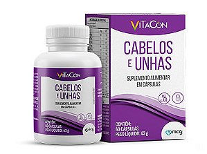 Vitacon Cabelos e Unhas 60 capsulas - MCG