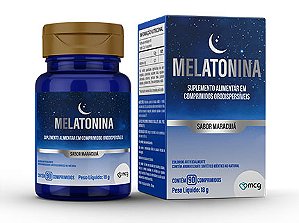 Melatonina 90 capsulas - Sabor: Maracujá - MCG