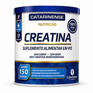 Creatina em Po - 150g - 50 doses - sabor: Neutro - Catarinense