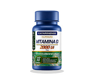 Vitamina D 2000UI 30 Cápsulas - Catarinense Nutrição