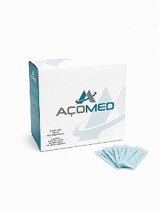 Kit 100 Agulhas Acupuntura 0,25x40mm Estéreis - Acomed (10 blisters com 10 agulhas cada)