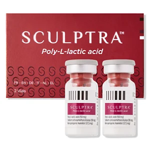 Bioestimuladores Sculptra® – 2 Frascos (PLLA) – Estímulo de Colágeno e Rejuvenescimento Progressivo