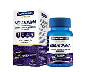 Melatonina Sem Sabor Catarinense Pharma Sem Lactose 120 Cápsulas