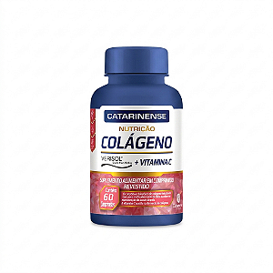 Colageno Verisol + Vitamina C Nutricao - 60 comp - Catarinense