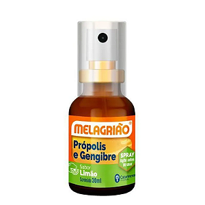 Melagriao Spray 30ml - Propolis e Gengibre - Sabor: Limao - Catarinense