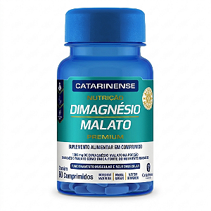 Dimagnesio Malato Premium - 60 comp - Catarinense