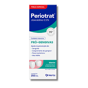 Solução Bucal Periotrat Dental Fresh Sabor Menta 250ml