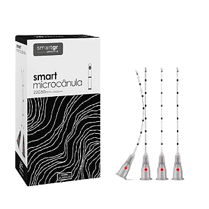 Cânula Smart GR 22G 50mm - Kit 10 Unidades