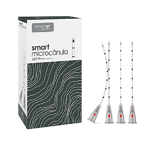 Cânula Smart GR 22G 70mm - Kit 10 Unidades